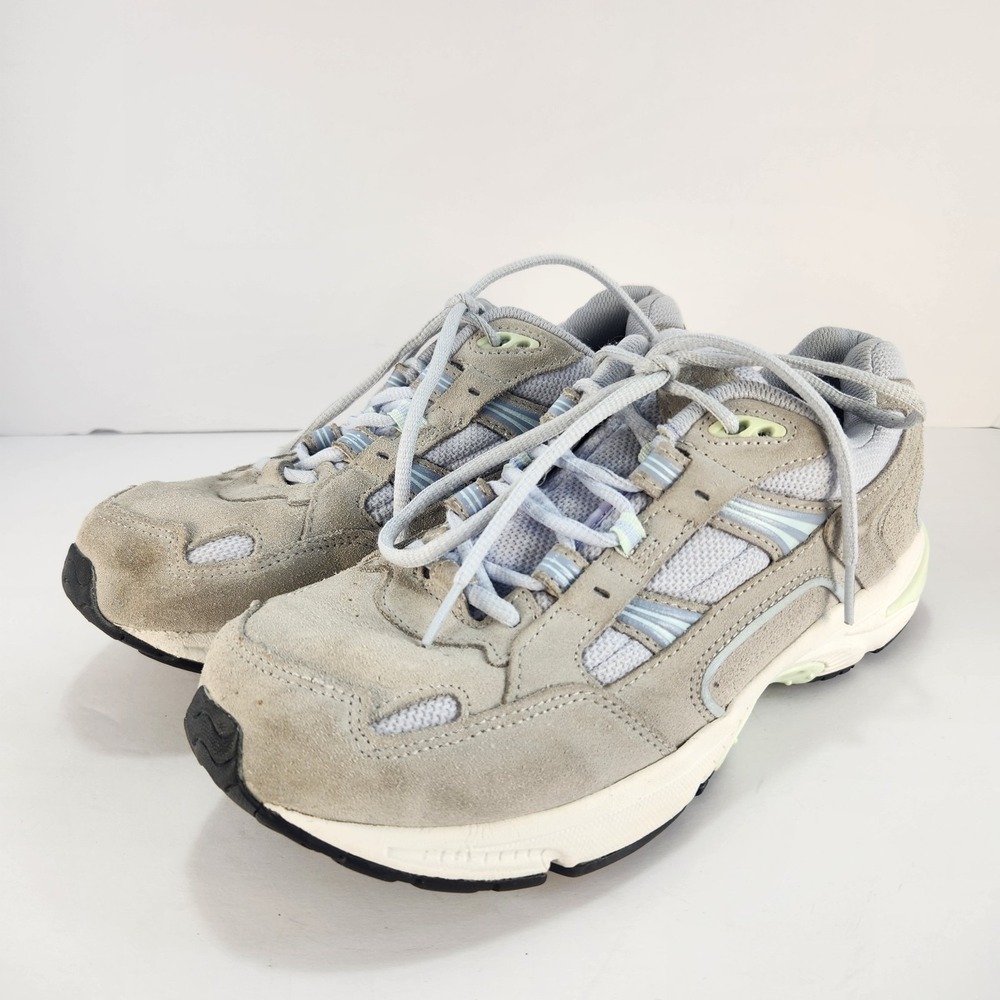 Vionic Women's Casual Comfy Lace-up Suede Sneakers Gray Size 9.5